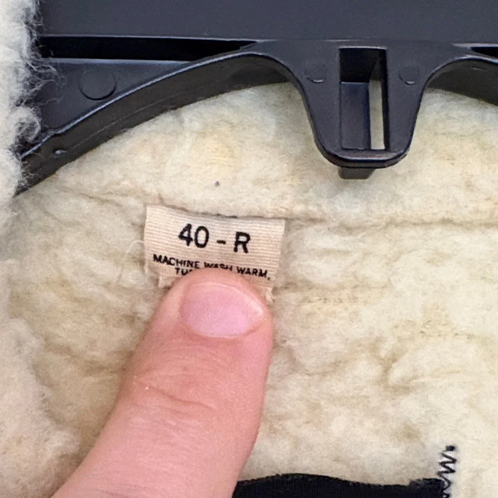 Vintage Sherpa Lined Sears‎ and Roebuck Denim Jacket